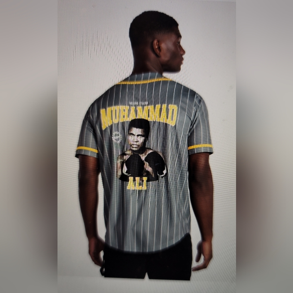 NWT MUHAMMID ALI icon Graphic Jersey Medium